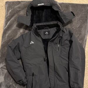 Kids Gray Puffer Jacket